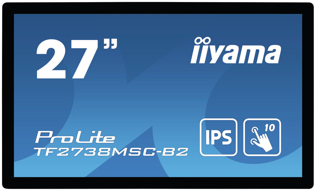 iiyama ProLite TF2738MSC-B2 27" Full HD Monitor | 1920 x 1080 HDMI DVI DP