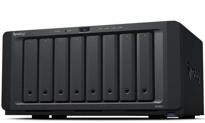 Synology DiskStation DS1821+ NAS Desktop Ethernet LAN Black V1500B