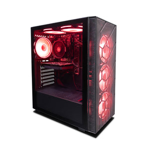 GTR Interceptor Gaming PC | AMD Ryzen 5500 | NVIDIA RTX 3050 6GB GDDR6 | 16GB DDR4 3200MHz RAM | 1TB NVMe SSD | 650W PSU | Windows 11 Home | ARGB Case | WiFi- Prebuilt Gaming Desktop | Custom Gaming PC