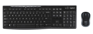 Logitech Wireless Combo MK270 keyboard Mouse included USB QWERTY English Black