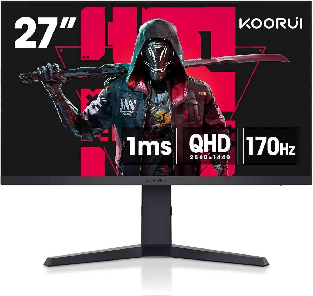 Koorui 27E3Q 27" Quad HD Curved Gaming Monitor | 2560 x 1440 240Hz 1ms HDMI DP