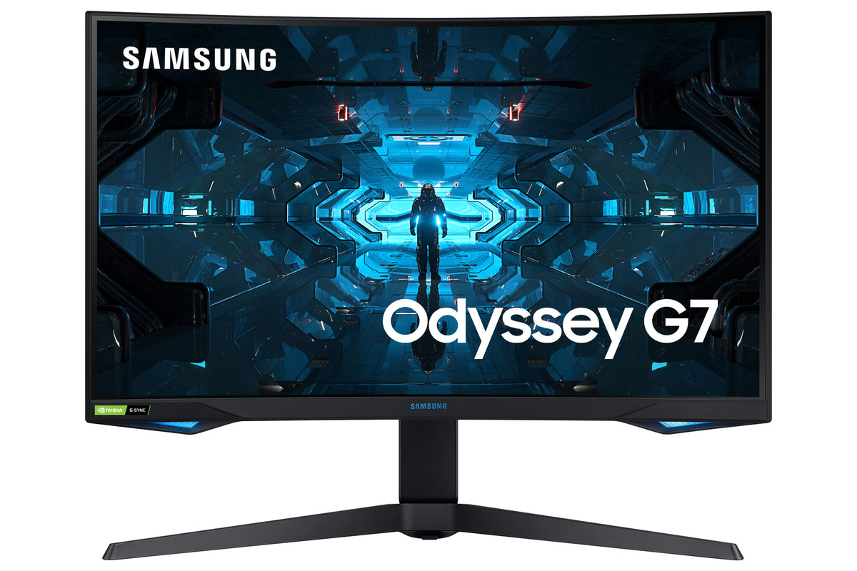 Samsung Odyssey LC27G75TQSPXXU 27" Wide Quad HD Curved Gaming Monitor | 2560 x 1440 240Hz 1ms HDMI DP