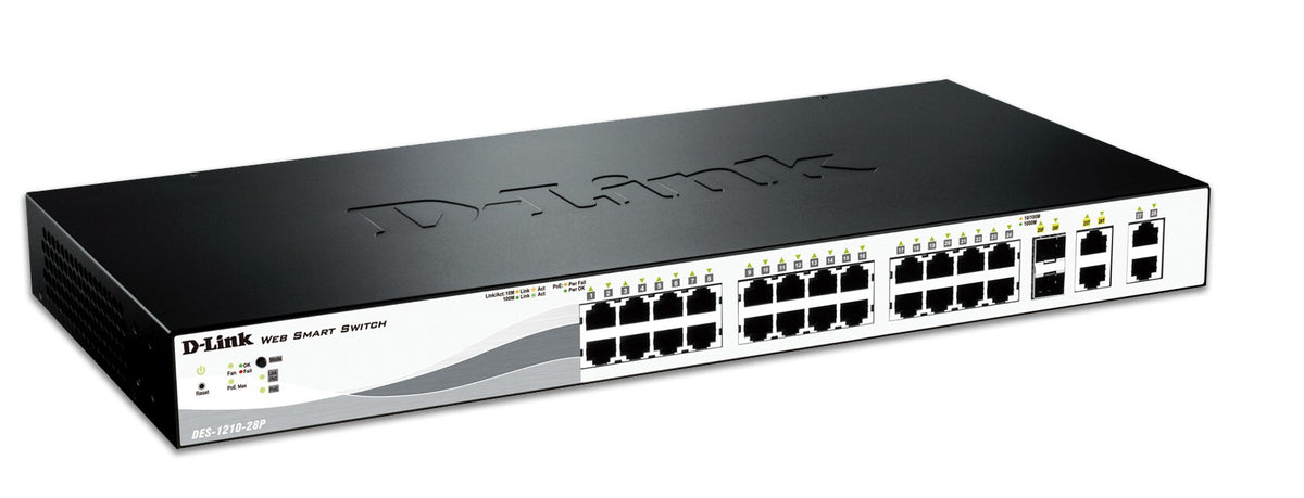 D-Link DES-1210-28P network switch Managed L2 Power over Ethernet (PoE)