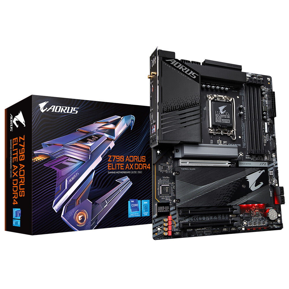 Gigabyte Z790 AORUS ELITE AX DDR4 (REV 1.0) motherboard Intel Z790 LGA 1700 ATX