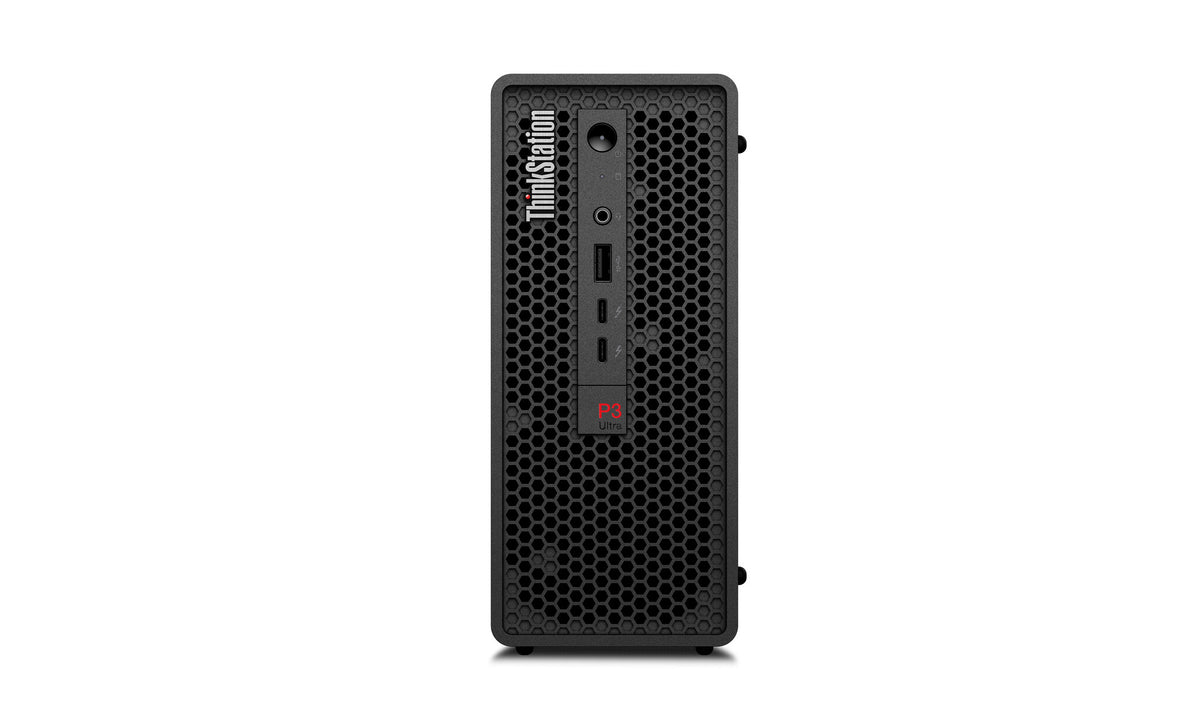 Lenovo ThinkStation P3 Ultra SFF Intel® Core™ i7 i7-14700 16 GB DDR5-SDRAM 512 GB SSD NVIDIA T400 Windows 11 Pro Mini Tower Workstation Black