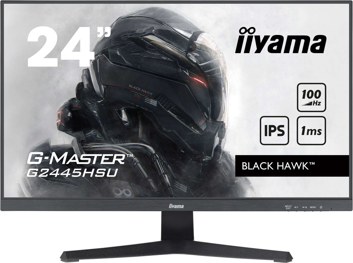 iiyama G-MASTER G2445HSU-B2 24" Full HD Gaming Monitor | 1920 x 1080 100Hz 1ms HDMI DP