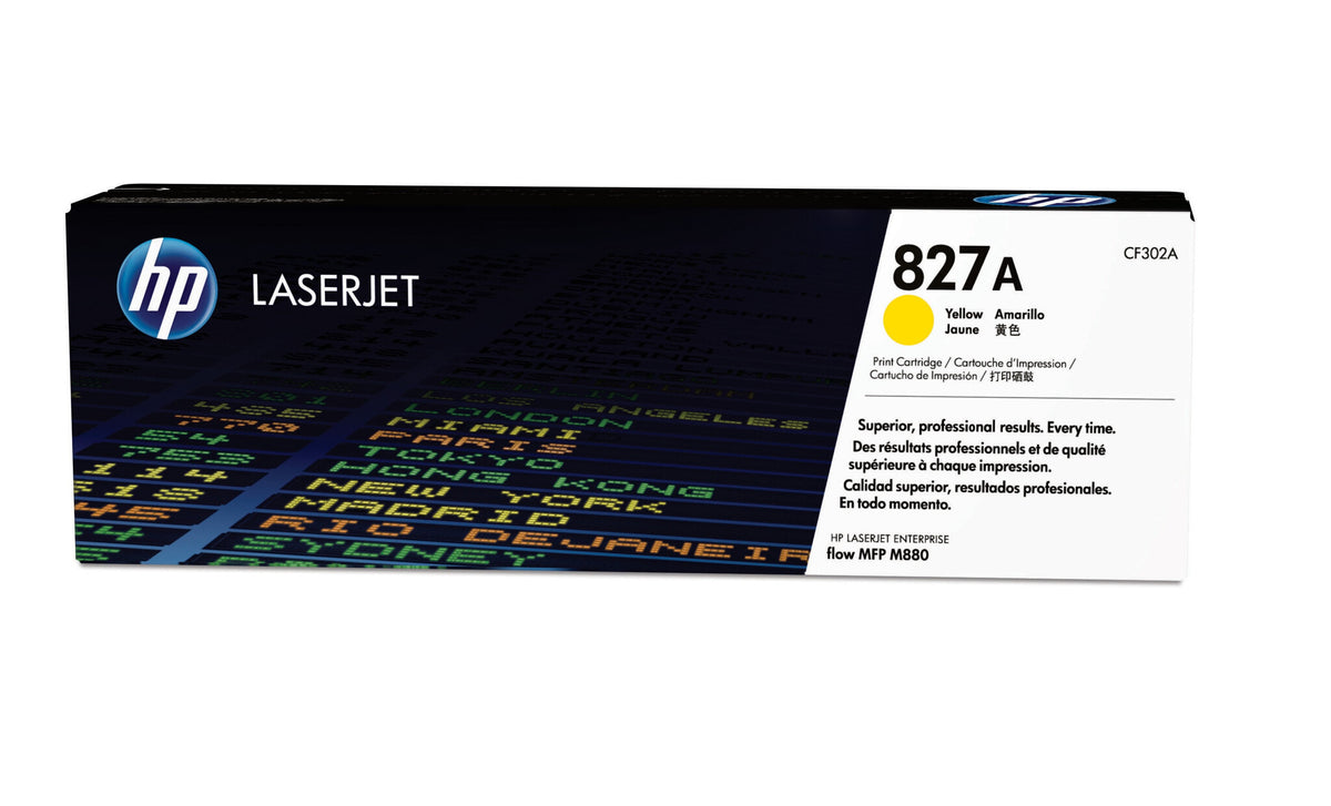 HP 827A Yellow Original LaserJet Toner Cartridge