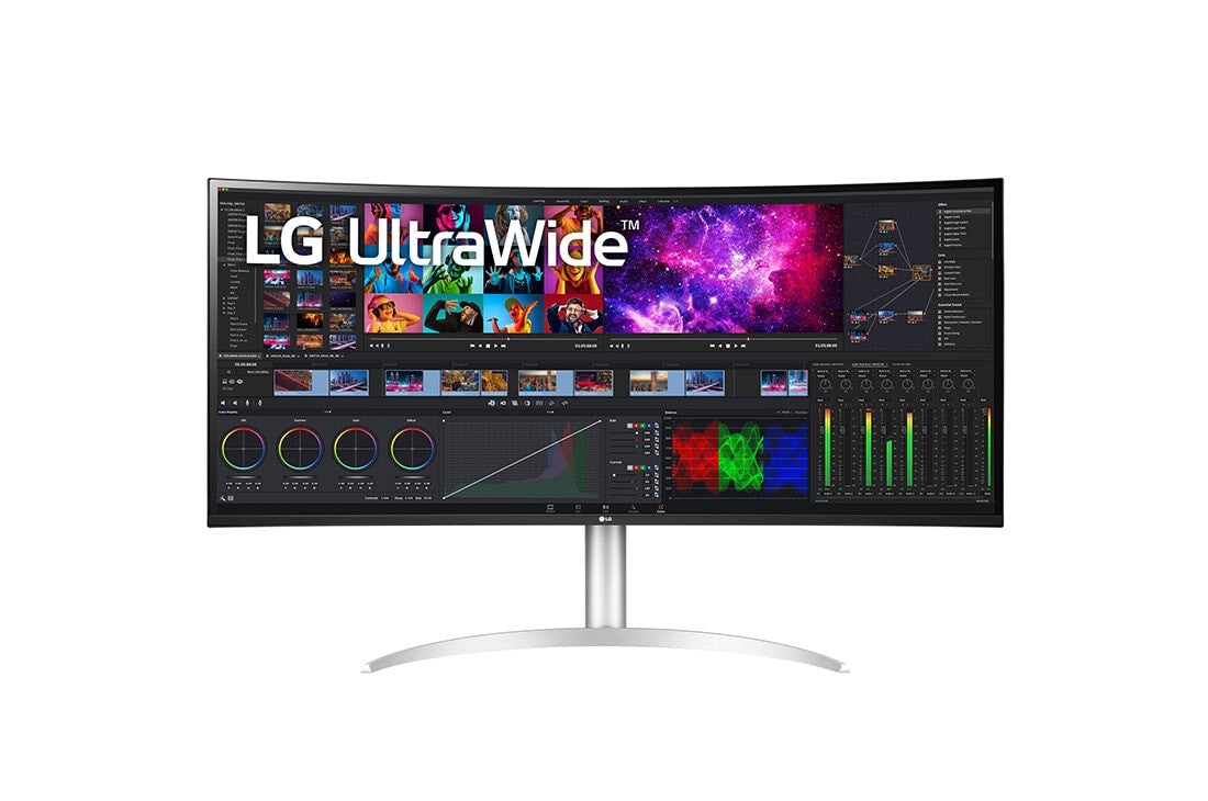 LG 40WP95CP-W 40" 5K Ultra HD Curved Gaming Monitor | 5120 x 2160 60Hz HDMI DP