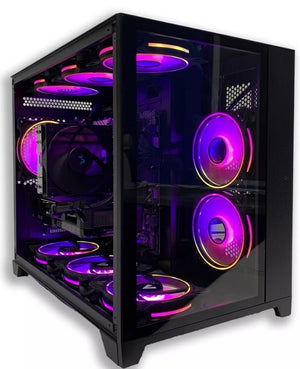 GTR Battlecruiser Custom Gaming PC | Intel Core i9-12900KF | NVIDIA RTX 4070 12GB GDDR6 | 32GB DDR5 6000MHz RAM | 1TB NVMe SSD | 750W 80+ Bronze PSU | ARGB Liquid Cooling | Windows 11 Home | WiFi | Prebuilt Gaming Tower, High-Performance Desktop PC