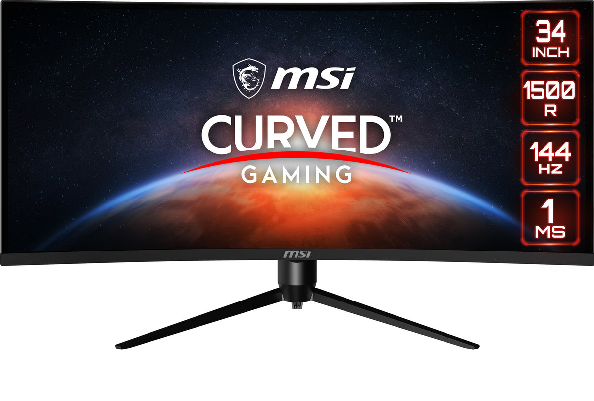 MSI Optix Optix MAG342CQR 34" UltraWide Quad HD Curved Gaming Monitor | 3440 x 1440 144Hz 1ms HDMI DP