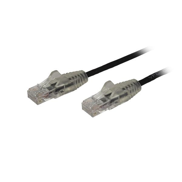 StarTech.com 0.5 m CAT6 Cable - Slim - Snagless RJ45 Connectors - Black